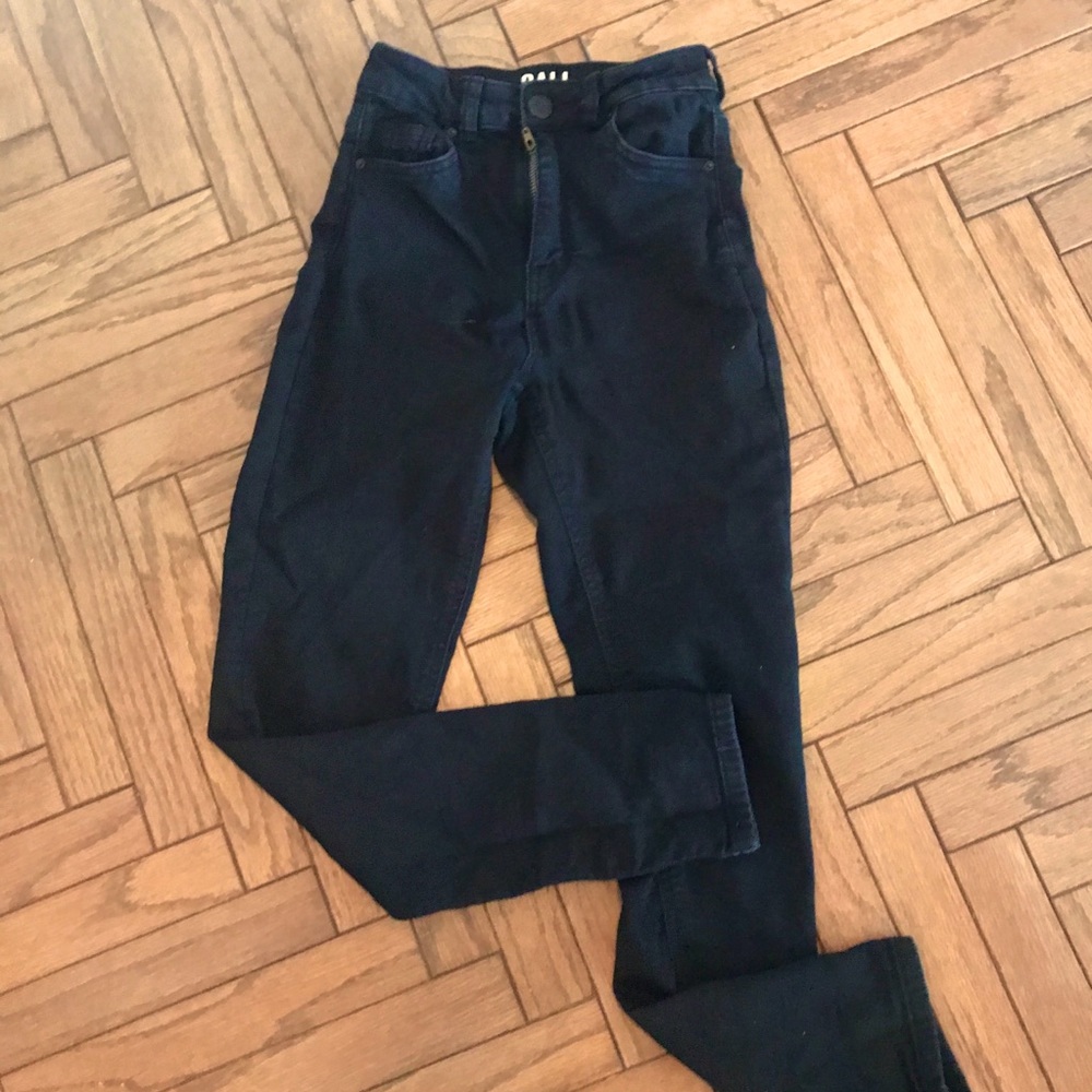 Sws denim company black skinny jeans size 0